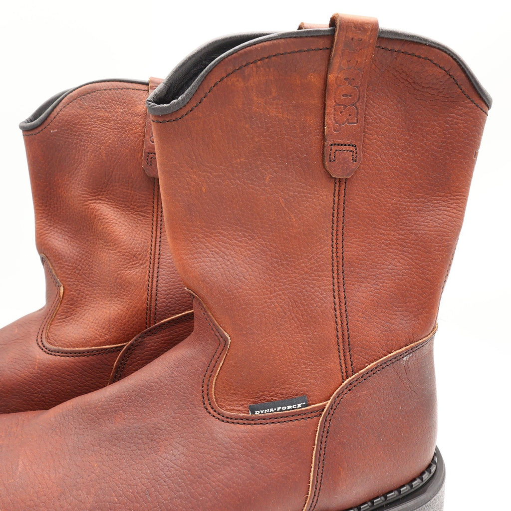 Red Wing 1149 Pecos DynaForce Work Boots Mens 13 D Brown Leather NIB