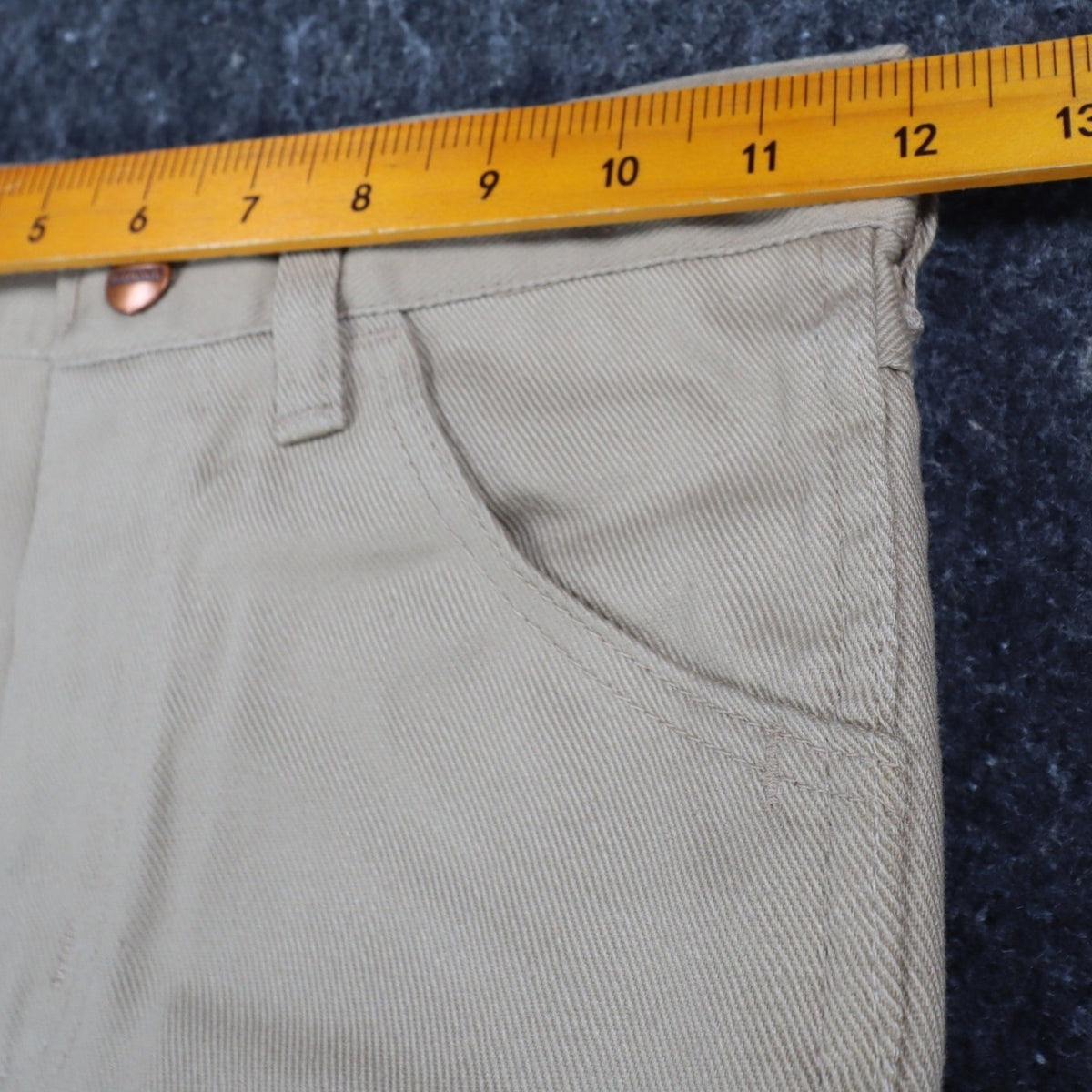 Maverick Boot Flare Pants Boys 10 Regular Vintage 70s Tan Khaki USA Deadstock