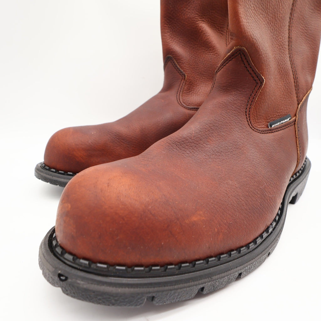 Red Wing 1149 Pecos DynaForce Work Boots Mens 13 D Brown Leather NIB