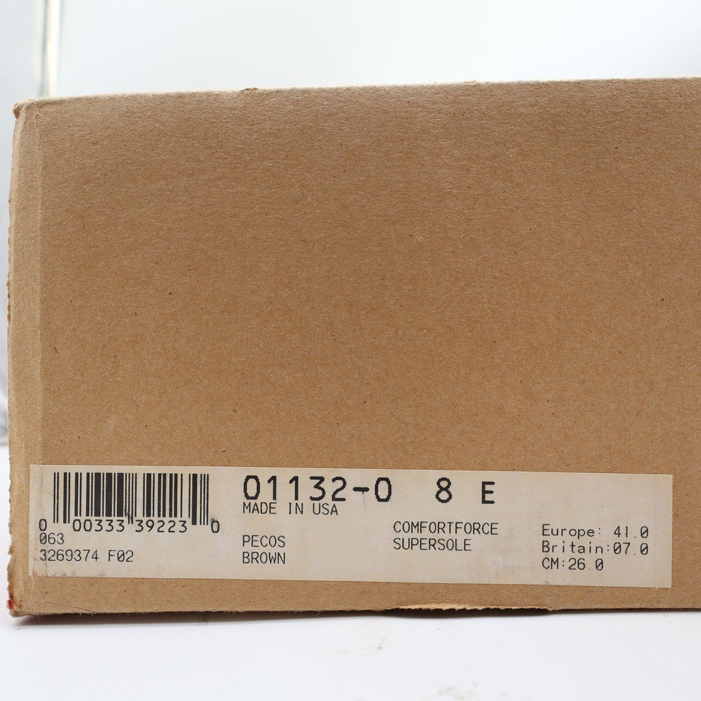 Red Wing 1132 Pecos Boots Mens 8 E Brown Leather Pull On Work Made In USA NIB