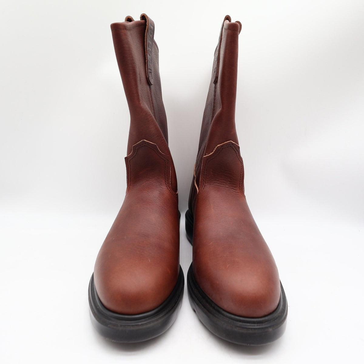 Red Wing 1132 Pecos Boots Mens 8 E Brown Leather Pull On Work Made In USA NIB