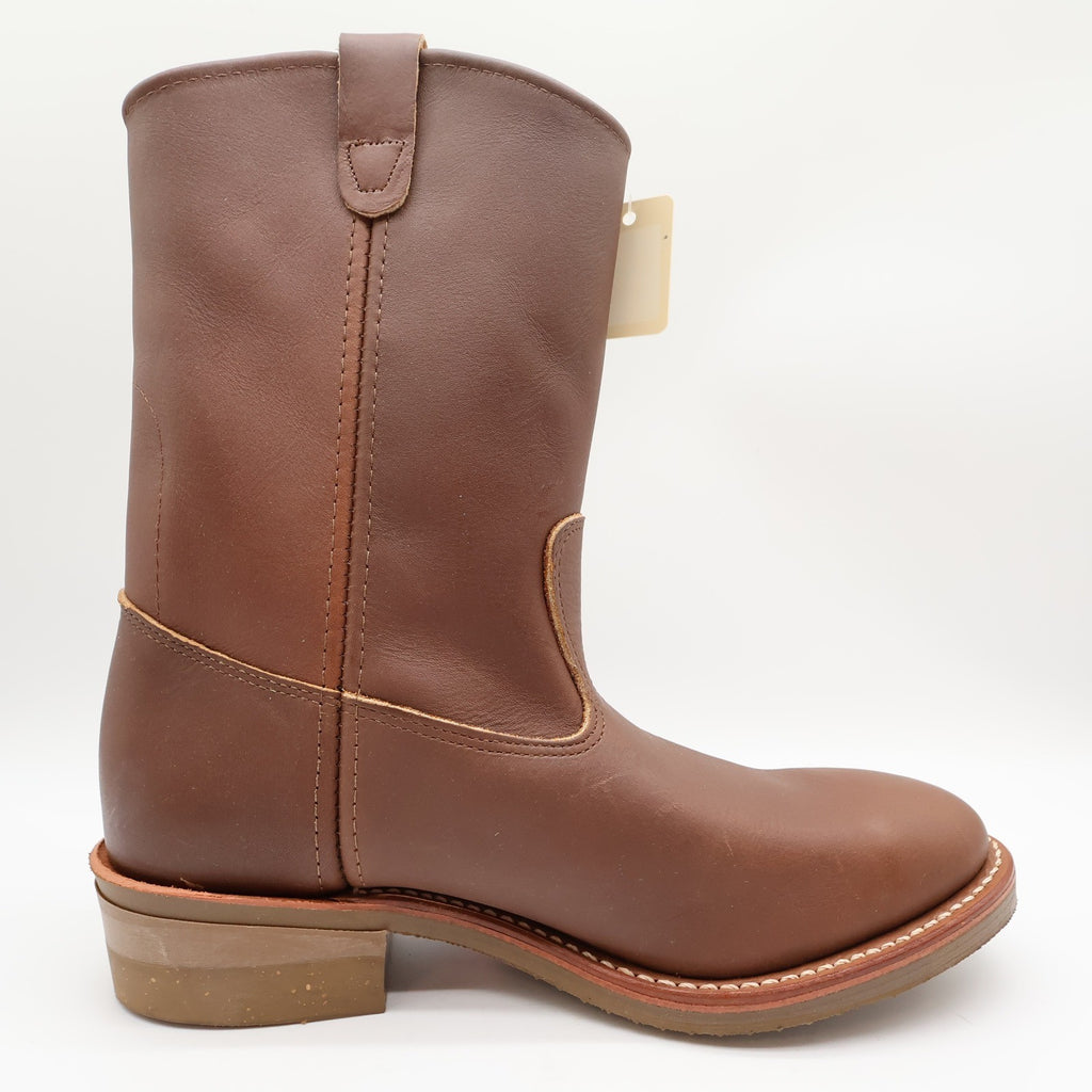Double-H Ranch Wellington Mens 9.5 D Brown Leather Work Boots 2555 NWT USA