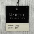 Marquis Vintage 90s Knit Top Mens Small Cream Cotton Acrylic NWT - take2supply