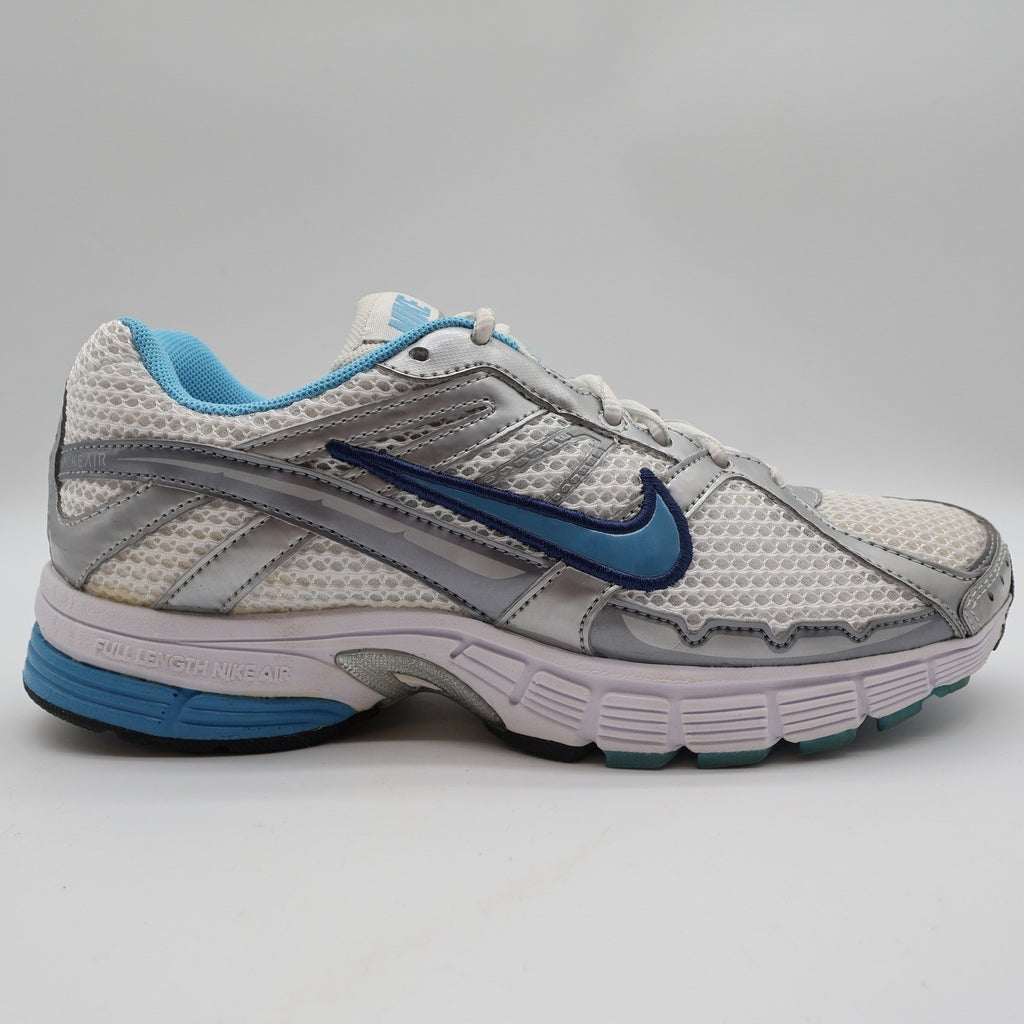 Nike Air Alaris+ 3 MSL Women 7 Running Shoes 2010 White Silver Blue 386775-141 - take2supply