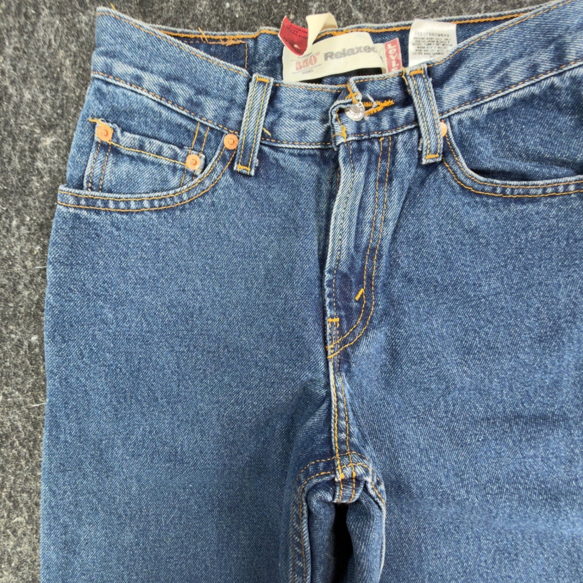 Levi's 550 Boys 14 Slim Medium Wash Cotton Relaxed Fit Vintage Y2K NWT - take2supply