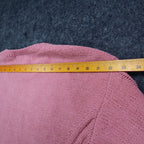 Absolutely Famous Chenille Cable Knit Sweater Womens XL Pink Scalloped AD1350 - take2supply