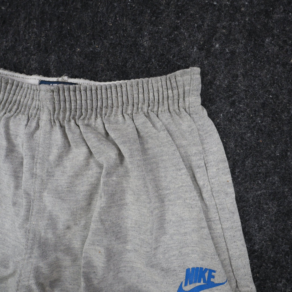 Nike Vintage 80s Shorts Boys L 14-16 Grey Blue Tag Deadstock Made in USA C1054 - take2supply