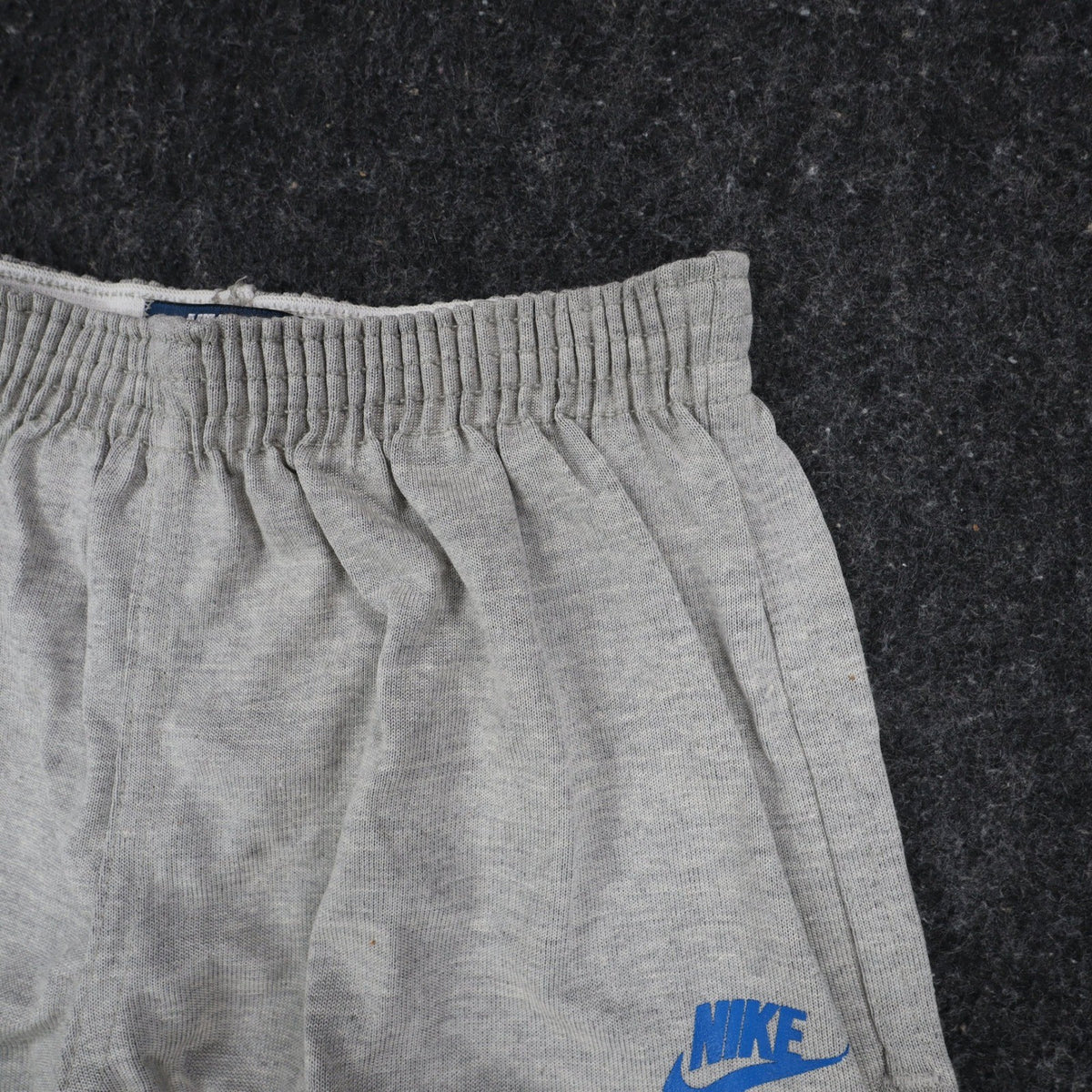 Nike Vintage 80s Shorts Boys L 14-16 Grey Blue Tag Deadstock Made in USA C1054 - take2supply