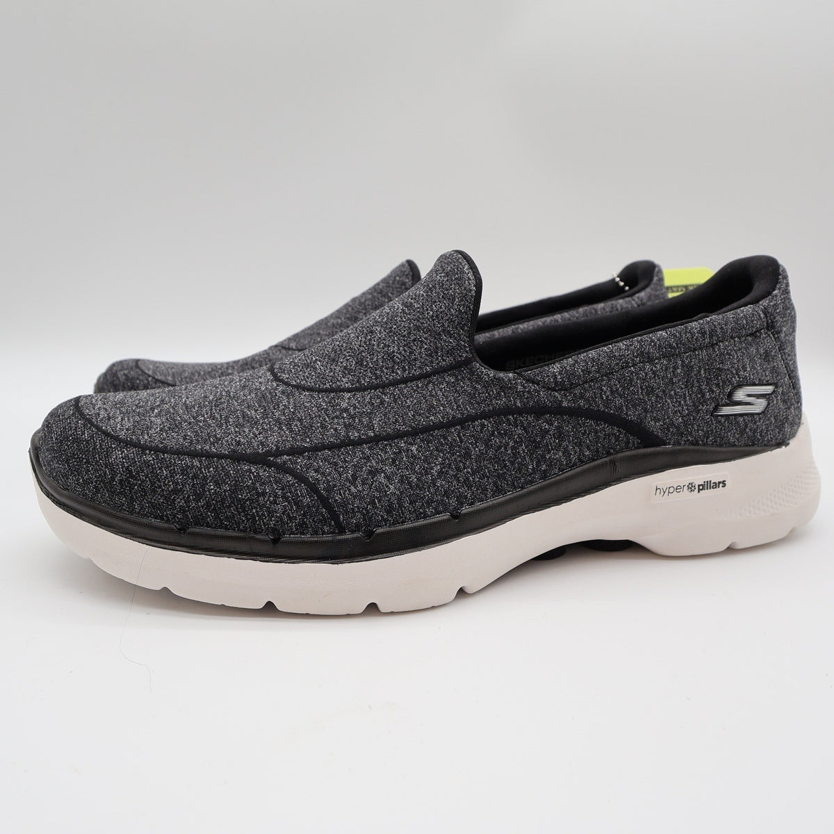 Skechers Go Walk 6 Carice Womens Size 10 Black Grey Slip On Walking Shoes 124541 - take2supply