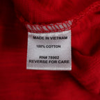 Erin London Womens L Red Cotton Hooded Pullover 3/4 Sleeve Top NWT - take2supply