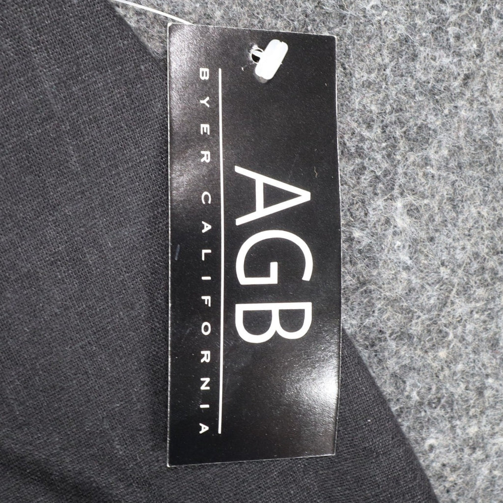 AGB Byer California Cargo Pants Womens 10 Y2K Black Linen Blend Wide Leg New - take2supply