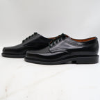Sandy McGee Moc Toe Derby Shoes Mens 10 Vintage Black Leather Deadstock 475 - take2supply