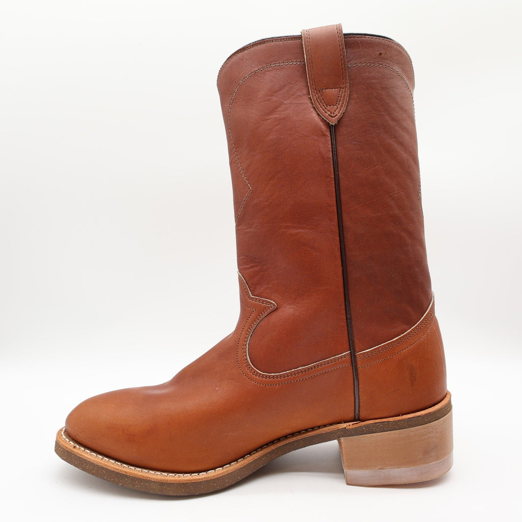 Laredo Vintage Western Boots Mens 9EE Brown Leather Deadstock NWT - take2supply