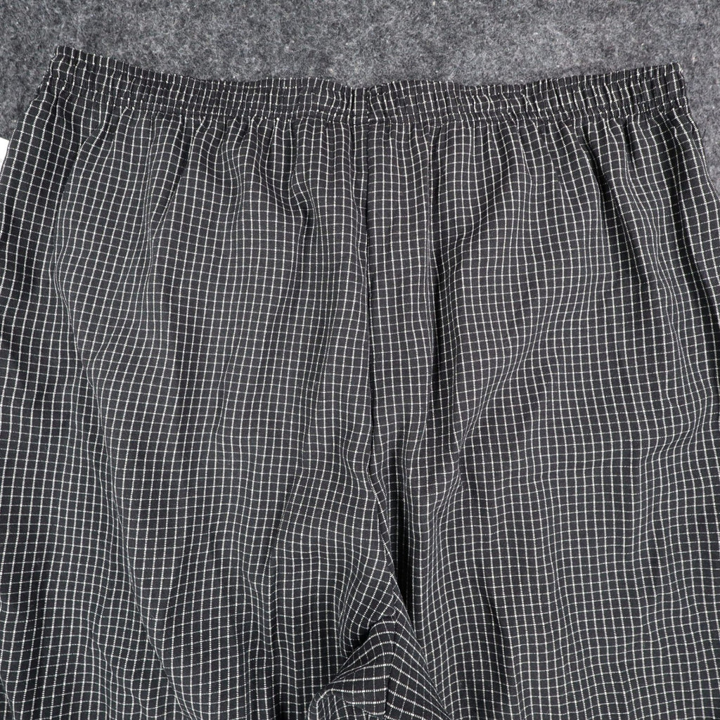 Southern Lady Pants Womens XL Black White Grid Check Elastic Waist NWT NOS - take2supply