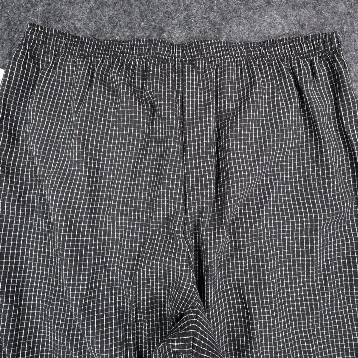Southern Lady Pants Womens XL Black White Grid Check Elastic Waist NWT NOS - take2supply