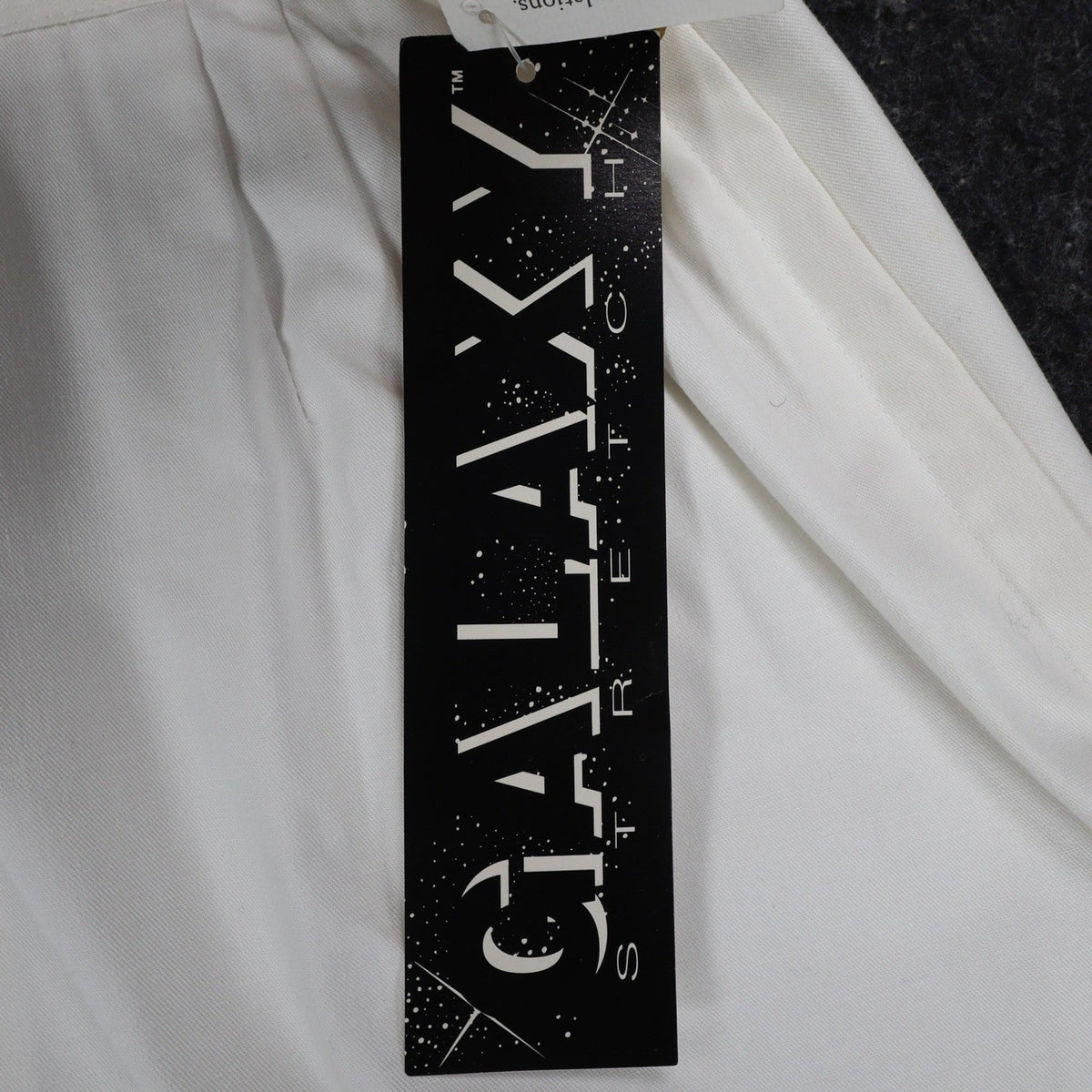 D.K. Gold Pencil Skirt Womens 10 Vintage 90s White Galaxy Stretch Cotton NWT - take2supply