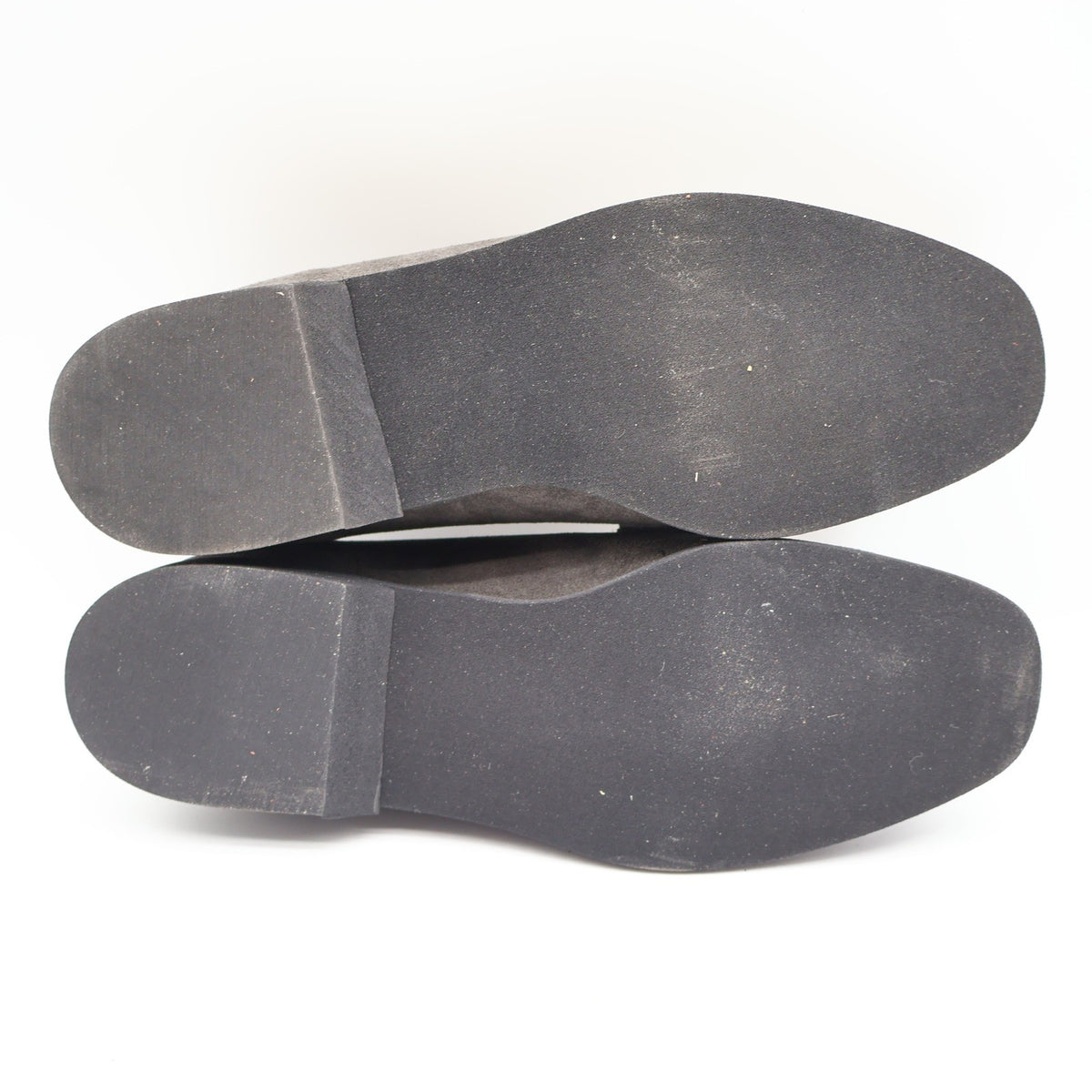 Crestline Oxford Shoes Mens 7 D Vintage Gray Suede Moc Toe Deadstock USA - take2supply
