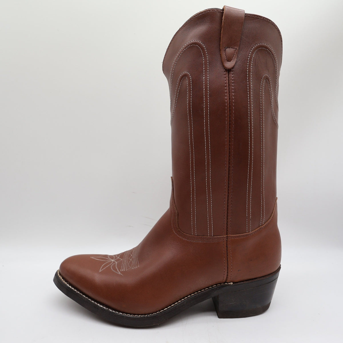 Walker Silverado Vintage Cowboy Boots Mens 11 Brown Leather NWT - take2supply