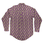 Wrangler Vintage 90s Button Down Shirt Mens M Purple Cotton NWT Rugged Wear - take2supply