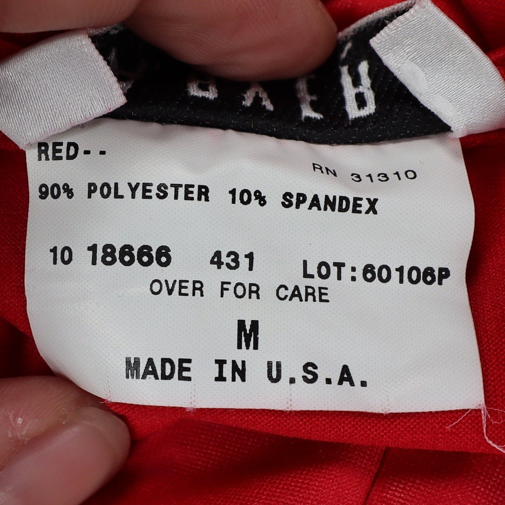 A. Byer Halter Tank Top Womens Medium Y2K Red Stretch Built-in Bra USA NWT - take2supply