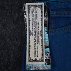 Action West Women Size 9 Vintage Stone Washed Blue Cotton Straight Leg Jeans NWT - take2supply