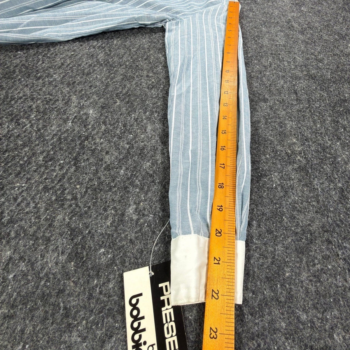 Bobbie Brooks Vintage 80s Striped Blouse Womens 5/6 Blue Cotton Blend NWT - take2supply