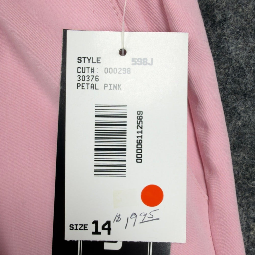 Southern Lady Pull On Pants Womens 14 Petal Pink Stretch Elastic Waist NWT - take2supply
