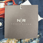 North River Americana Truck Shirt Mens Medium Black Cotton NWT Vintage Style - take2supply