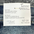 Silver Jeans Co Tammy Bootcut Girls 10 Blue Denim Stretch Mid Rise NWT - take2supply