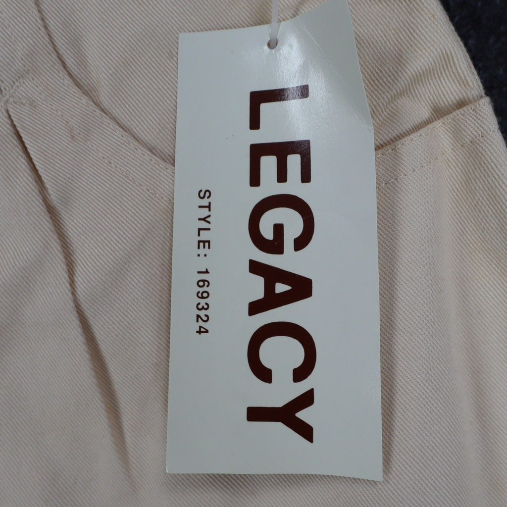 Legacy Jeans Pleated Shorts Womens 7 Vintage 90s Beige Cotton High Waisted NWT - take2supply