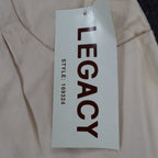 Legacy Jeans Pleated Shorts Womens 7 Vintage 90s Beige Cotton High Waisted NWT - take2supply