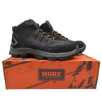 Worx by Red Wing Shoes 5401 Steel Toe Work Boots Mens 13 Black Orange Excellent - take2supply