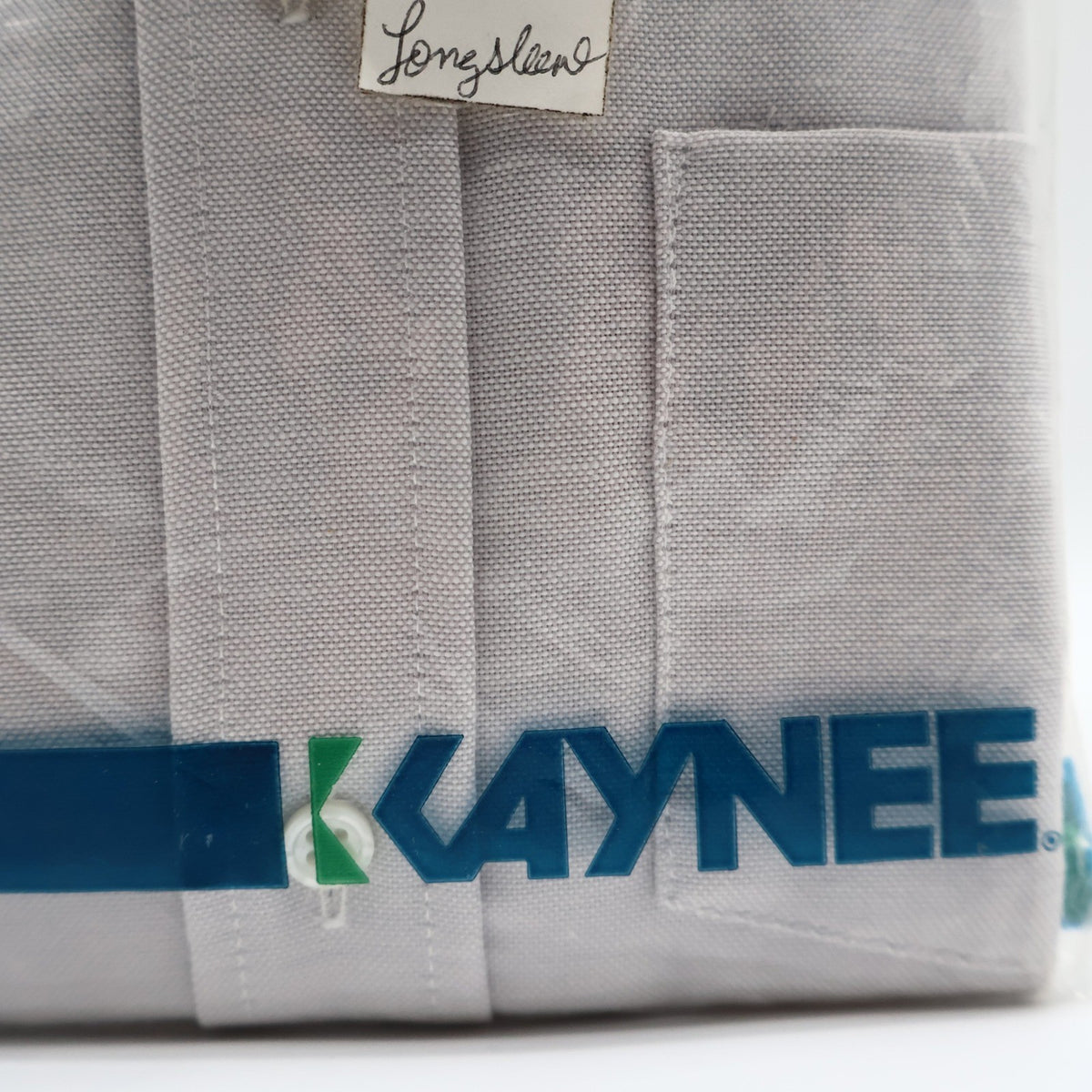 Kaynee Shirt Boys 7 Light Gray Oxford Long Sleeve Cotton Blend USA NWT - take2supply
