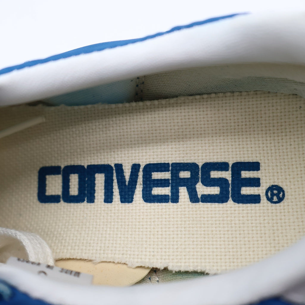 Converse Road Star Boy's Size 3 Vintage 80s Blue Nylon Suede Sneakers Deadstock - take2supply