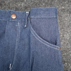 Maverick Straight Leg Jeans Boys 14 Regular Vintage 70s Blue Deadstock USA Made - take2supply