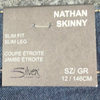 Silver Jeans Co. Nathan Skinny Jeans Boys Size 12 Dark Blue Stretch NWT - take2supply