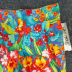 That's Me! Vintage 90s Hawaiian Tropical Shorts Womens 9/10 Cotton Floral NOS - take2supply