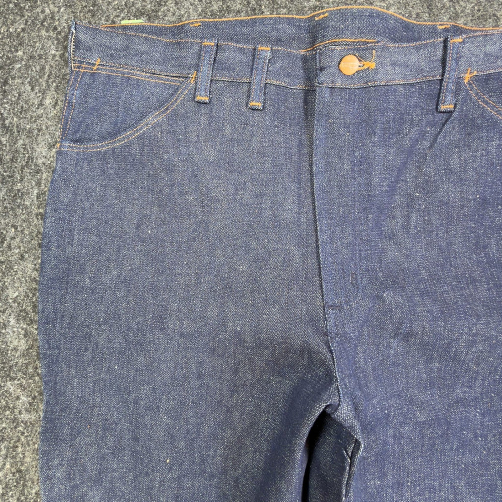 Wrangler Vintage 70s Flare Jeans Mens 40x32 No-Fault USA Made NOS NWT - take2supply