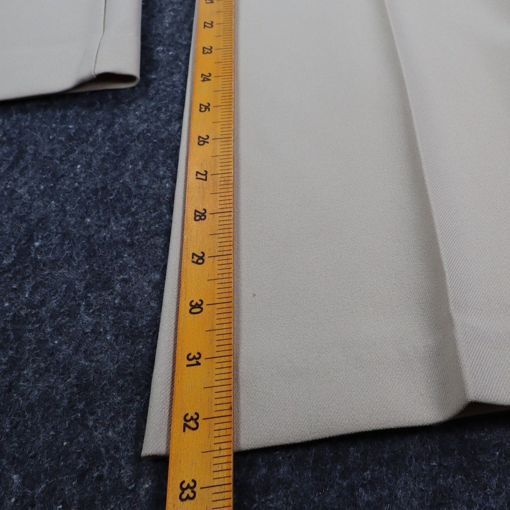 Perry Classics Wide Leg Trousers Womens 10 Vintage 70s Tan Polyester High Rise - take2supply