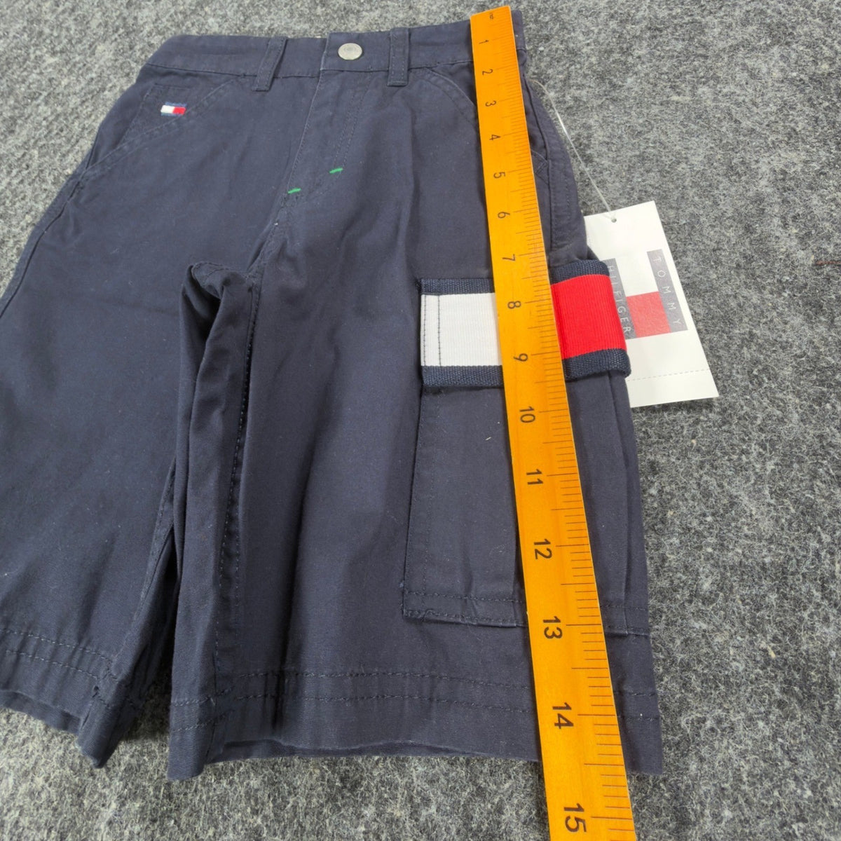 Tommy Hilfiger Y2K Cargo Shorts Toddler 4T Navy Cotton New - take2supply