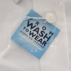 Tommy Hilfiger Dress Shirt Boys 7 White Cotton Non Iron Long Sleeve NWT Packaged - take2supply