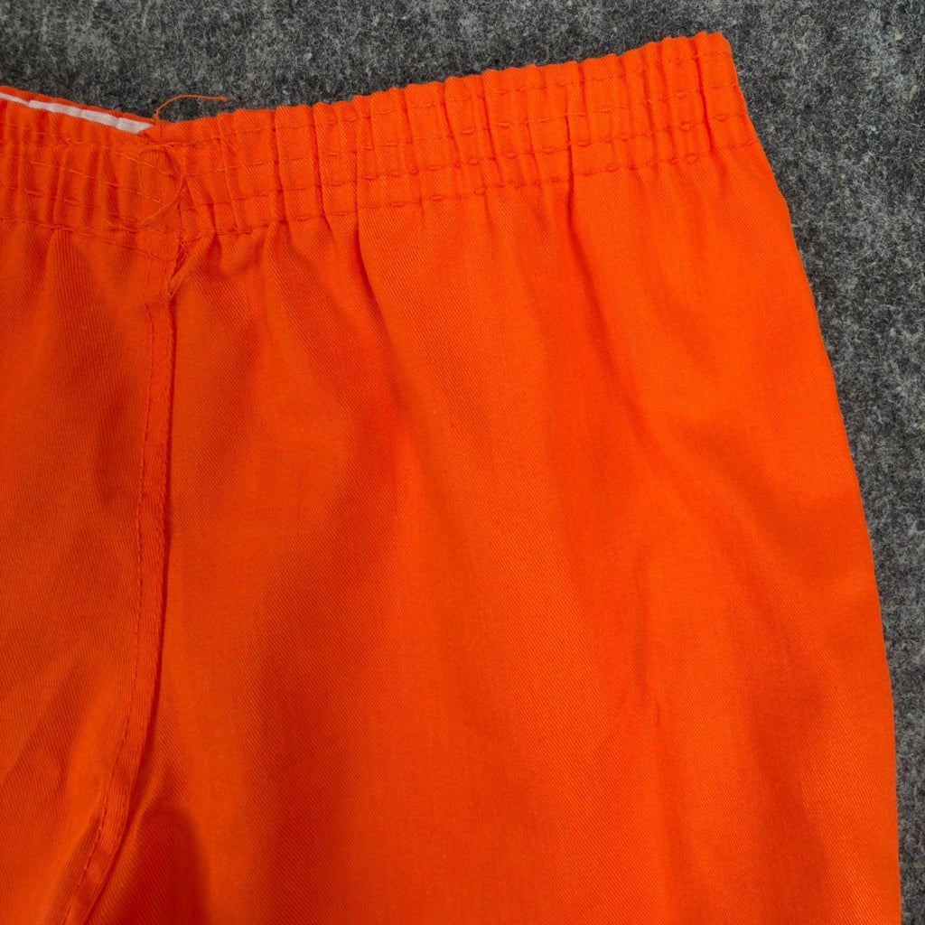 Fruit of the Loom Vintage 70s Gym Shorts Mens 28-30 Orange Deadstock NWT - take2supply