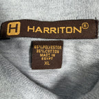 Harriton Long Sleeve Polo Mens XL Gray Cotton Blend M265L New No Tags - take2supply