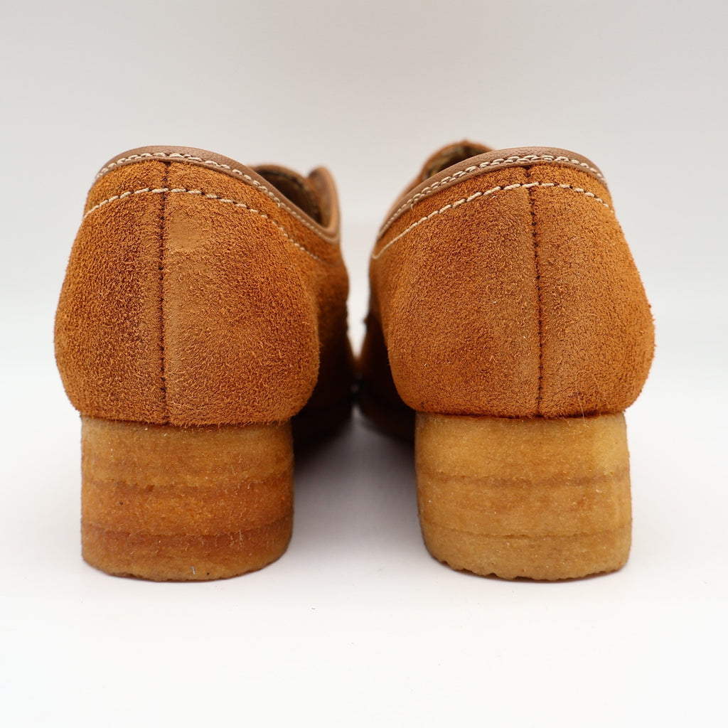 Soft Spots Oxford Shoes Womens 6 M Vintage Brown Suede Crepe Sole USA 1848 - take2supply