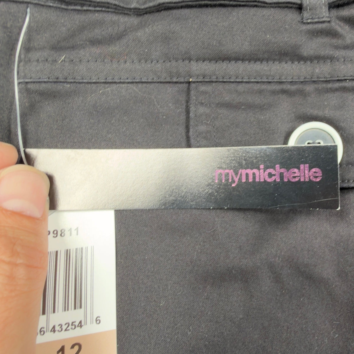 My Michelle Y2K Flare Pants Girls 12 Black Stretch Low Rise NWT Deadstock - take2supply