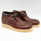 Walker Brand Wallabee Boots Youth 12.5D Vintage Brown Leather Crepe Sole USA - take2supply