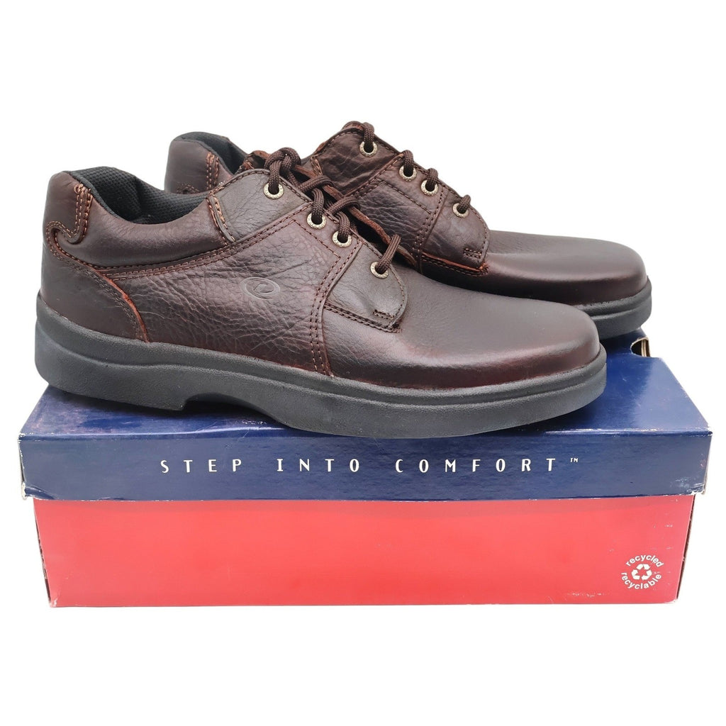 Dexter Aspen Oxford Mens 12 M Vintage Walnut Tumbled Leather Brown Shoes NEW - take2supply