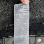 Levi's 505 Regular Jeans Boys Size 12 Reg W26 L27 Dark Wash Indigo Denim - take2supply