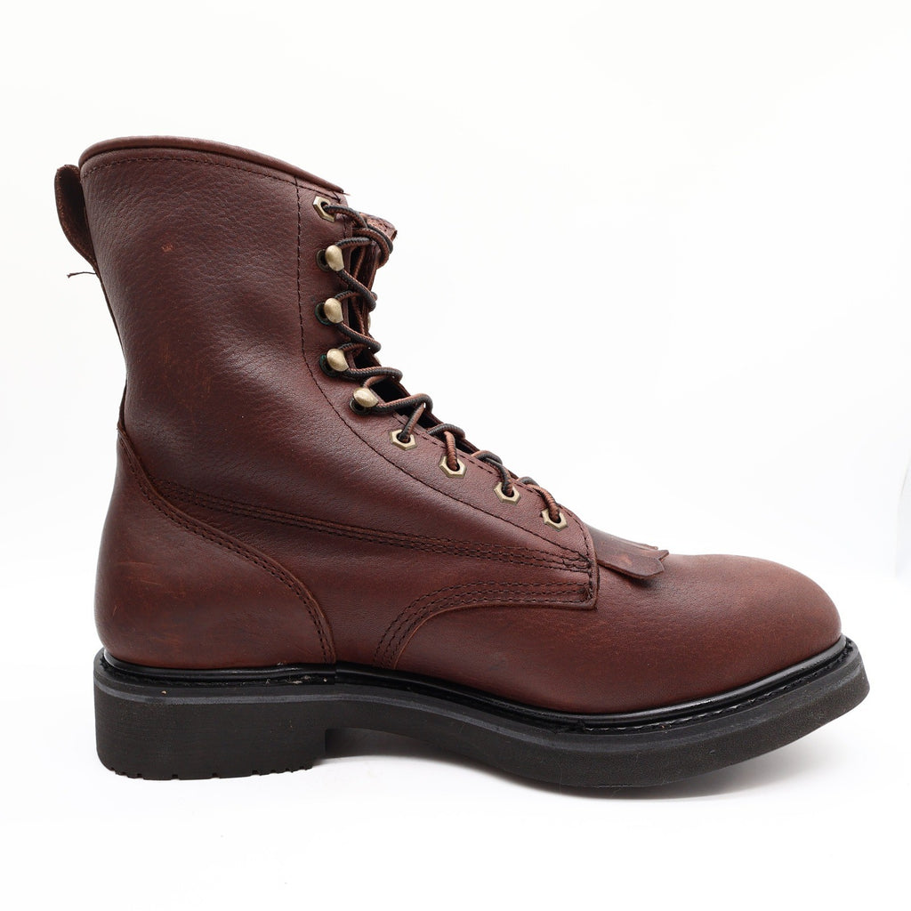 Dan Post Lace Up Work Boots Mens 12D Brown Oily Leather Kiltie DP69612 NWT - take2supply