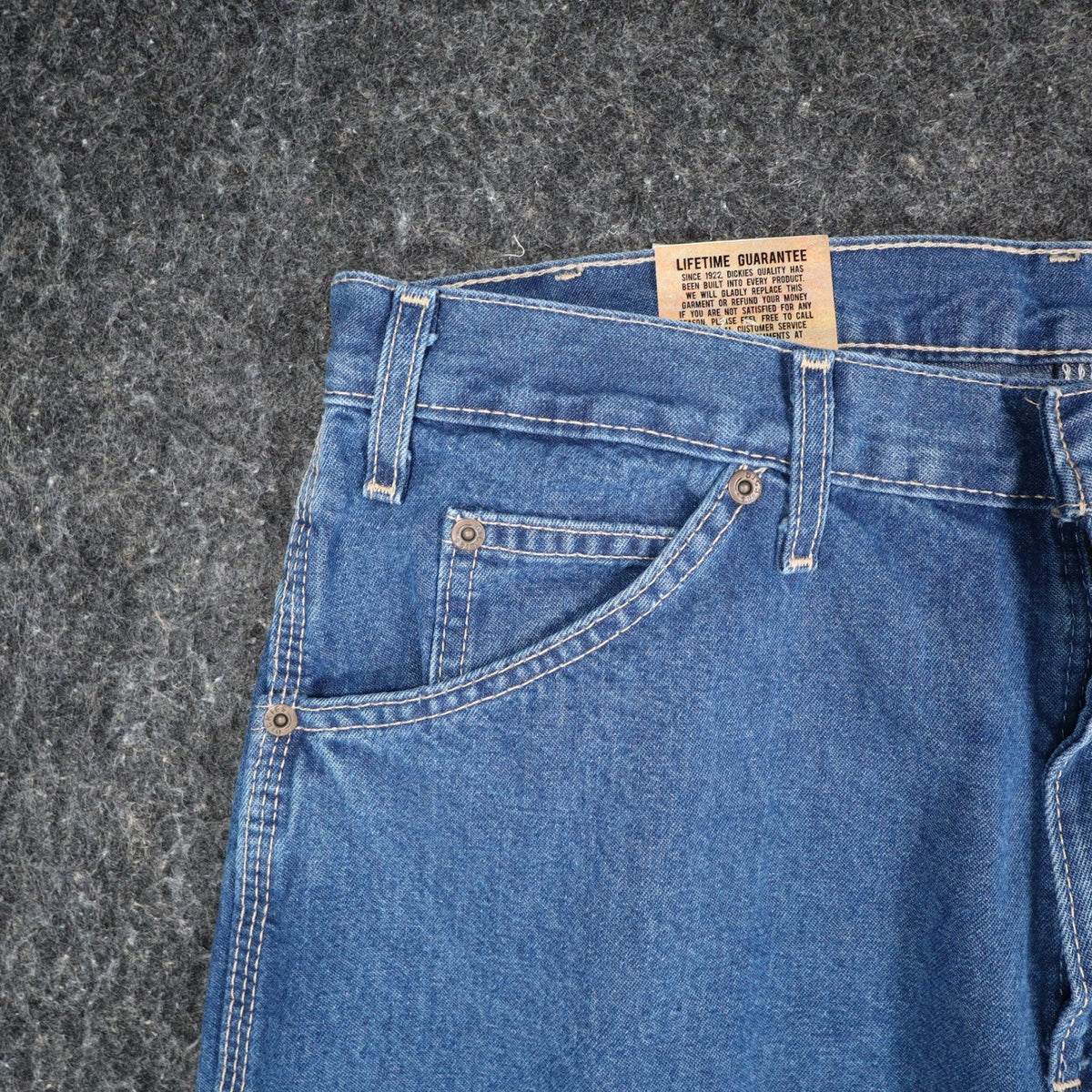 Dickies Carpenter Jeans Mens 33x30 Relaxed Fit Blue Denim Workwear 19294SNB NWT - take2supply